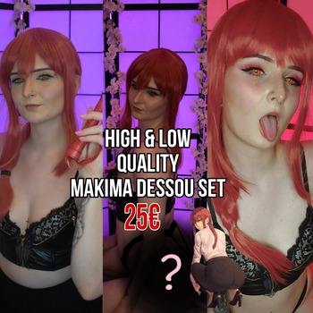 Makima high & low quality picture Set
