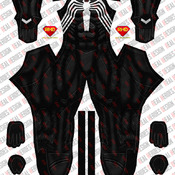 Marvel's Spider M2 Blalck Suit Cosplay Pattern