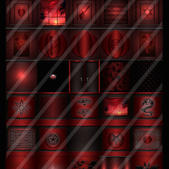 Red horor collection 30 textures new pack for imvu rooms (extra gift pack after your purchase)