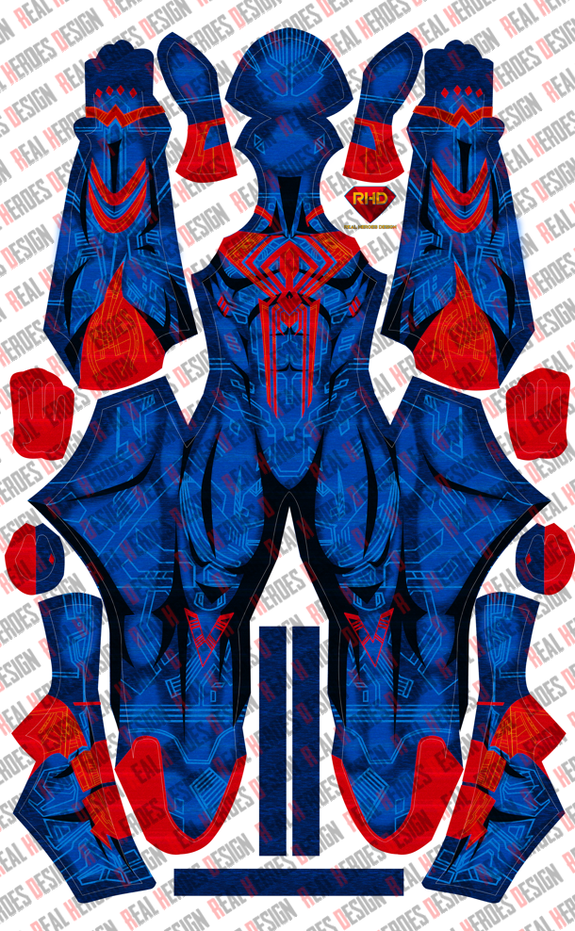 Spider M 2099 Atsv V3 Cosplay Pattern Real Heroes Design Dye
