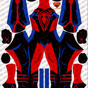 Spider-M-Unlimited Cartoon Style Cosplay Pattern