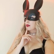 Black bunny