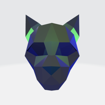 Cat mask, papercraft