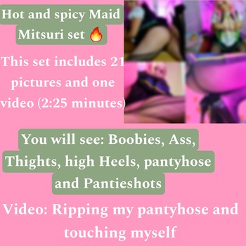 Hot and spicy Mitsuri Kanroji Maid set