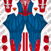 Marvel's Spider M2 Advanced Suit 2.0 - B version Cosplay Pattern