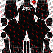 Spectacular Spider Black Suit 2 Cosplay Pattern