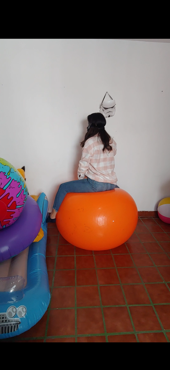 Ary Ride Big Orange Gym Ball Julielooner This Is A Sexy Video Of Ary Playing Riding And
