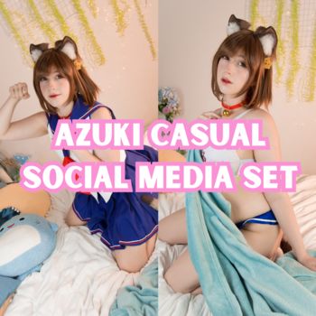 Azuki Casual (Nekopara) Social Media Set