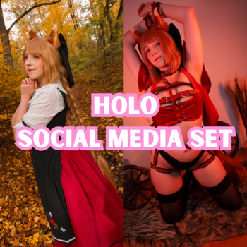Holo Red Riding Hood (Spice and Wolf) Social Media Set