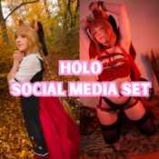Holo Red Riding Hood (Spice and Wolf) Social Media Set