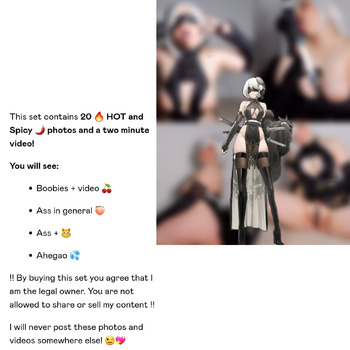 Hot and spicy 2B Shinobi set