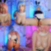 Hot and spicy Bunny Rem and Ram set