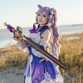 Keqing Full Cosplay Photoset