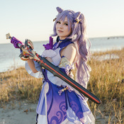 Keqing Full Cosplay Photoset