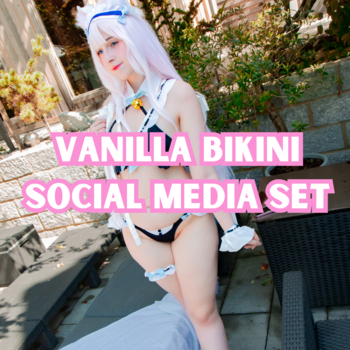 Vanilla Bikini Cosplay (Nekopara) Social Media Set