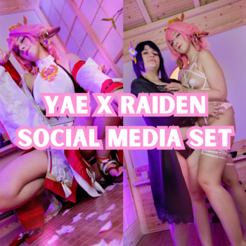 Yae Miko (Genshin Impact) Social Media Set