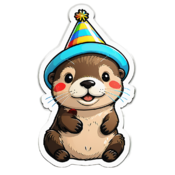 80 otter stickers