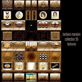 barbara mansion collection 50 textures  for imvu