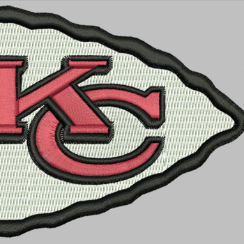 Chiefs Logo Embroidery Design 3 Sizes 9 Formats