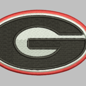 Georgia G Embroidery Design 7 Sizes 9 Formats