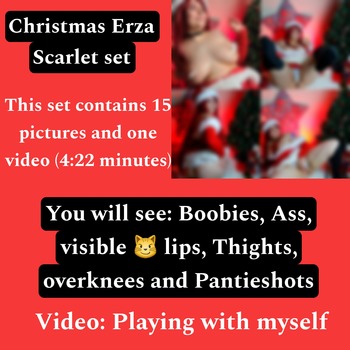 Hot and spicy Christmas Erza Scarlet set