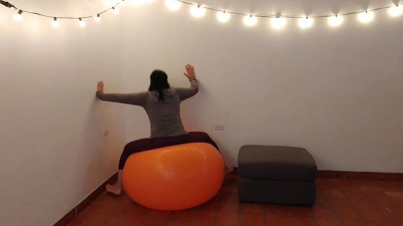 Riding gym ball by Cherry!!! - julielooner. Sexy video of Cherry riding