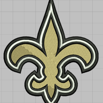 Saints Embroidery Design Instant Download 3 Sizes 4 Formats