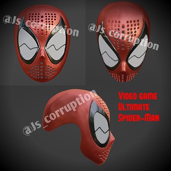 Ultimate Spider-Man video game printable faceshell set (DIGITAL DOWNLOAD)