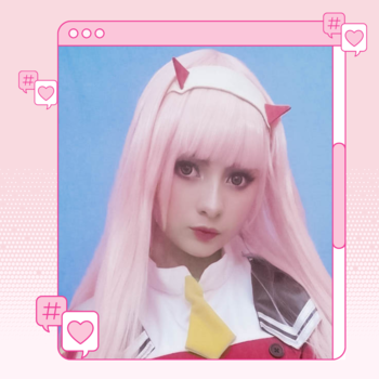 Zero Two mini selfie set