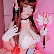 D.va magical girl - overwatch