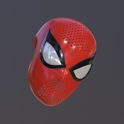 Faceshell de Spiderman PS4