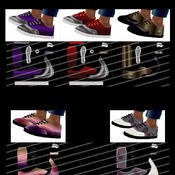five textures for imvu shoes sneakers 