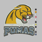 Pumas Embroidery Design 4 Sizes 9 Formats