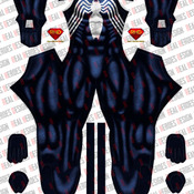 Spider-M Black Suit Classic (Blue) Cosplay Pattern