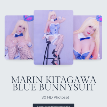 [ HD GRAVURE]  Marin Kitagawa Blue BunnySuit