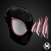 Miles Across The Spiderverse Faceshell - Rui