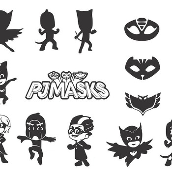 1 PJ Masks svg,cut files,silhouette clipart,vinyl files,vector digital,svg file,svg cut file,clipart svg,graphics clipart