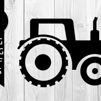 1 Tractor svg , tractor silhouette, farm svg, instant download, silhouette cameo, vector files, tractor cut file, cutting files