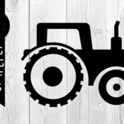 1 Tractor svg , tractor silhouette, farm svg, instant download, silhouette cameo, vector files, tractor cut file, cutting files