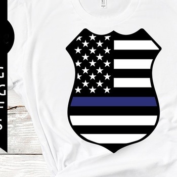 10 Police badge svg free, american flag svg, blue line svg, instant download, silhouette cameo, shirt design, police svg, cutting files