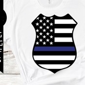 10 Police badge svg free, american flag svg, blue line svg, instant download, silhouette cameo, shirt design, police svg, cutting files