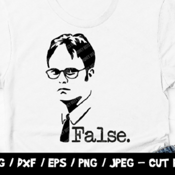 101 Dwight Schrute SVG, False Svg, Dwight Schrute Face SVG, Dwight Schrute Silhouette, The Office Cut File, The Office SVG, Vector, Vinyl