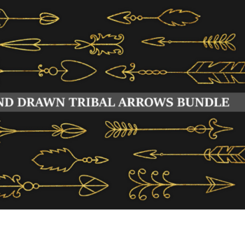 101 Tribal arrow svg, arrows svg bundle, arrow cut file, boho arrow svg, svg files for cricut, hand drawn svg, flourish svg, wedding svg, cr