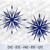 102 SVG PNG Logo Crystal Snowflake Frozen 2 Layered Cut file Cricut Download Silhouette Iron on Transfer Print Sublimation Design Ice Diamon