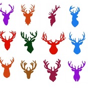 105 Deer head svg,cut files,silhouette clipart,vinyl files,vector digital,svg file,svg cut file,clipart svg,graphics clipart