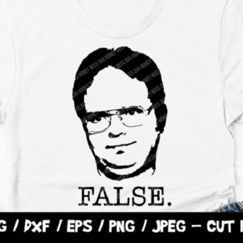 105 Dwight Schrute SVG, False Svg, Dwight Schrute Face SVG, Dwight Schrute Silhouette, The Office Cut File, The Office SVG, Vector, Vinyl