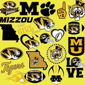 11 Missouri Tigers Svg Dxf Eps Png, Cut File Pack , Download Football Files, Cricut, Cameo, Vinyl Machine Active