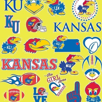 12 Kansas Jayhawks Svg Dxf Eps Png, Cut File Pack , Download Football Files, Cricut, Cameo, Vinyl Machine Active