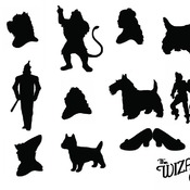 12 The wizard of Oz svg,cut files,silhouette clipart,vinyl files,vector digital,svg file,svg cut file,clipart svg,graphics clipart