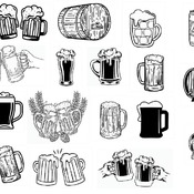 125 Beers svg,cut files,silhouette clipart,vinyl files,vector digital,svg file,svg cut file,clipart svg,graphics clipart